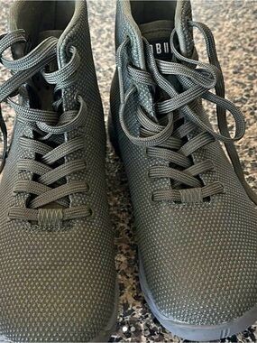 NOBULL Olive Knit High-Top Women's Training Sneakers